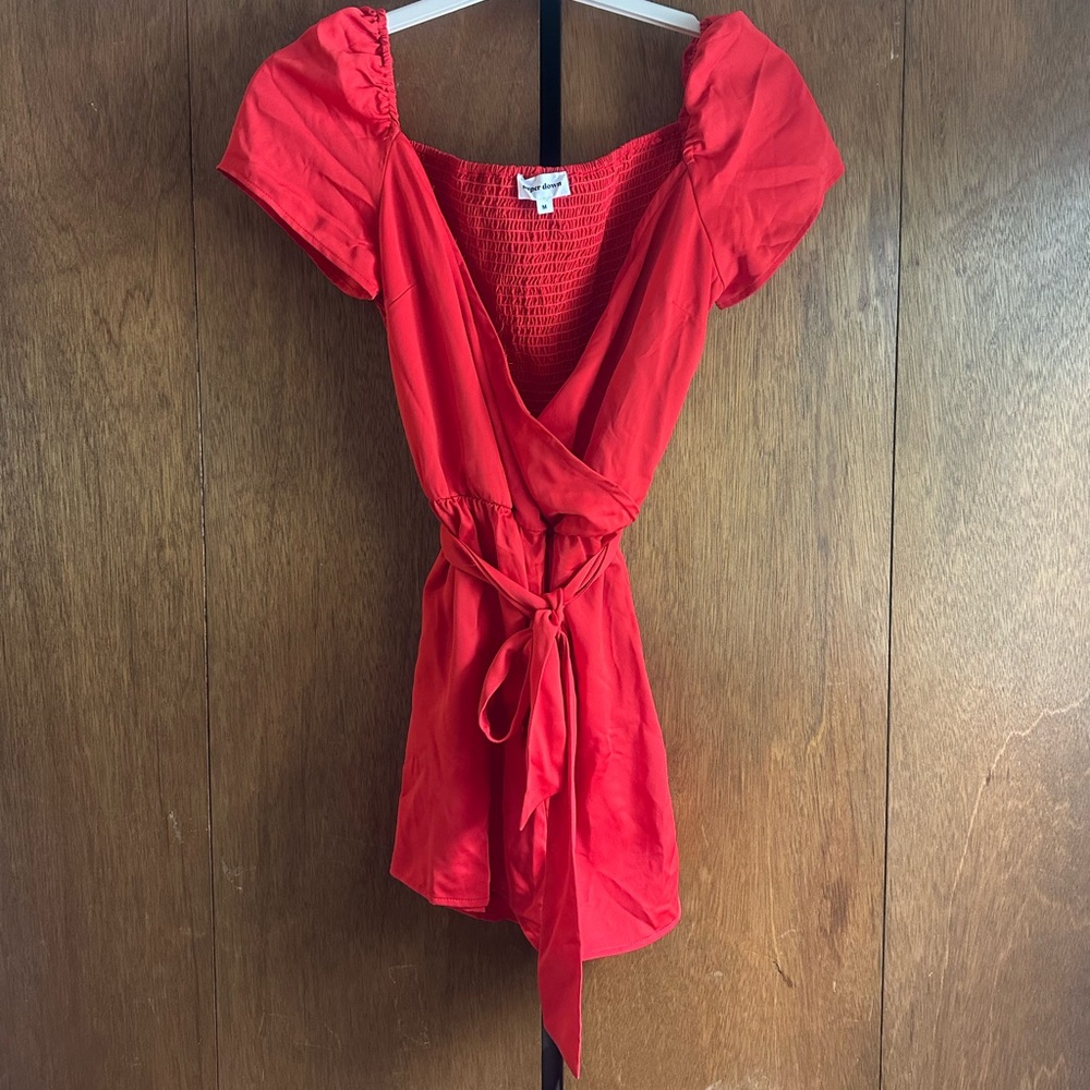 Superdown Camilla Tie Romper